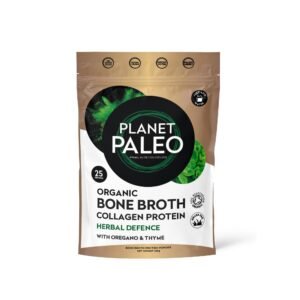 Planet Paleo Herbal Defence Collagen 225g Front Resealable Pouch