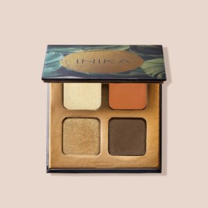 INIKA Organic Quad Eyeshadow Palette (Sunset) 8g