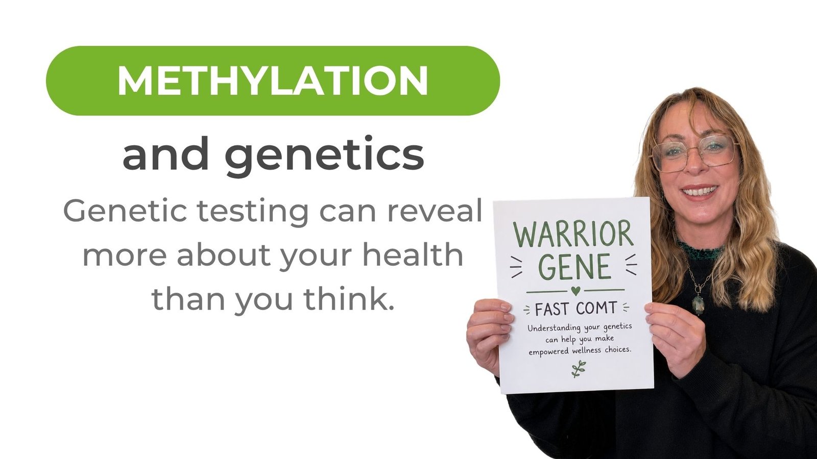Title card for a blog post titled "Explore Methylation Testing and Wellness Genetics"