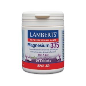 Lamberts Magnesium 375 Tablets 60 Tablets Front Pot